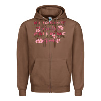Chestnut my favorite valentine calls me mama Zipper Hoodie - MaliasSmallBusiness