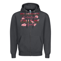 Smoke my favorite valentine calls me mama Zipper Hoodie - MaliasSmallBusiness