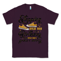 Plum stepping into my birthday with god s grace and mer Classic Tee - MaliasSmallBusiness