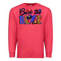 Cardinal Back the blue with lightning bolt Premium Sweatshirt - Neo Western
