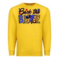 Lemon Back the blue with lightning bolt Premium Sweatshirt - Neo Western