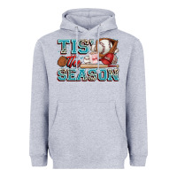 Heather Grey tis' the season baseball Heavyweight Hoodie - Zillion Design Studio