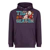 Plum tis' the season baseball Heavyweight Hoodie - Zillion Design Studio