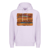 Lilac leopard serape background Premium Hoodie - AdoDesignShop