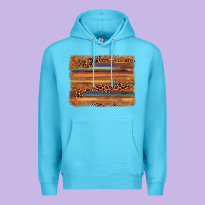 Leopard Serape Background Premium Hoodie Designed By Adodesignshop