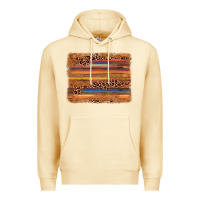 Pina Colada leopard serape background Premium Hoodie - AdoDesignShop