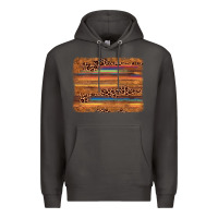 Smoke leopard serape background Premium Hoodie - AdoDesignShop