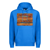 True Royal leopard serape background Premium Hoodie - AdoDesignShop