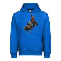 Cobalt western rodeo bullfighter Urban Hoodie - BarkalooDesign