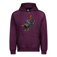 Mauve Wine western rodeo bullfighter Urban Hoodie - BarkalooDesign