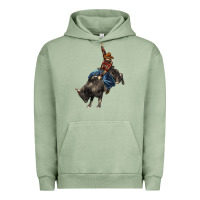 Pigment Oil Green western rodeo bullfighter Urban Hoodie - BarkalooDesign