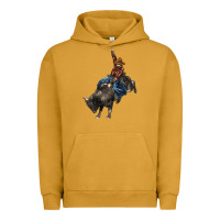 Pigment Peanut Butter western rodeo bullfighter Urban Hoodie - BarkalooDesign