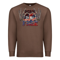 Chestnut Born to be free 4th of July Premium Sweatshirt - CowGirlArtShop
