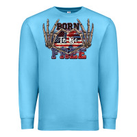 Born To Be Free 4th Of July Premium Sweatshirt | Teevron