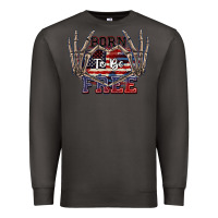 Smoke Born to be free 4th of July Premium Sweatshirt - CowGirlArtShop