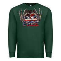 Sports Green Born to be free 4th of July Premium Sweatshirt - CowGirlArtShop