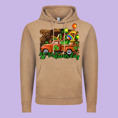St Patricks Day Loads Of Truck Vintage Hoodie Designed By Adodesignshop