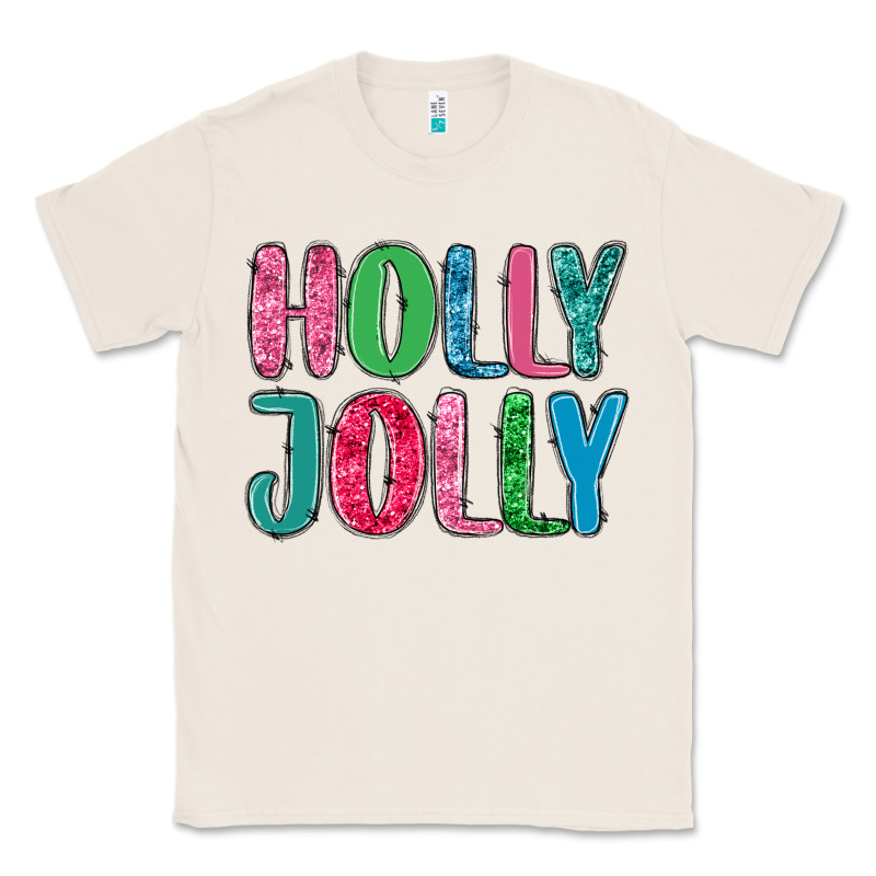 Holly Jolly Classic Tee by MaliasSmallBusiness | Teevron