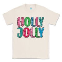 Natural holly jolly Classic Tee - MaliasSmallBusiness