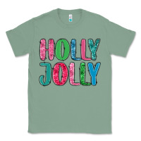 Sage holly jolly Classic Tee - MaliasSmallBusiness