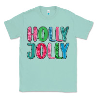Seafoam holly jolly Classic Tee - MaliasSmallBusiness