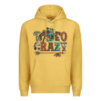 Antique Gold rodeo crazy bucking bronco cowboy Premium Hoodie - Artiststas