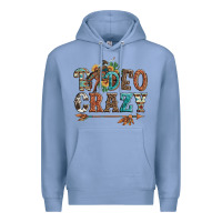 Colony Blue rodeo crazy bucking bronco cowboy Premium Hoodie - Artiststas