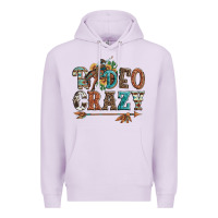 Lilac rodeo crazy bucking bronco cowboy Premium Hoodie - Artiststas