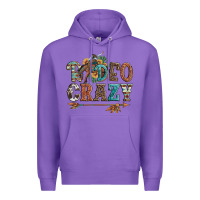 Purple rodeo crazy bucking bronco cowboy Premium Hoodie - Artiststas