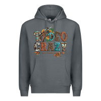 Rock rodeo crazy bucking bronco cowboy Premium Hoodie - Artiststas