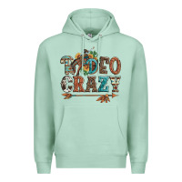 Seafoam rodeo crazy bucking bronco cowboy Premium Hoodie - Artiststas