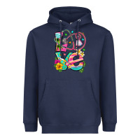 Navy love summer nurse Heavyweight Hoodie - texasbilliewilder
