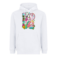 White love summer nurse Heavyweight Hoodie - texasbilliewilder
