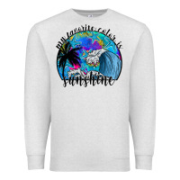 Oatmeal Heather my favorite color is sunshine Premium Sweatshirt - SublimationCraftShop