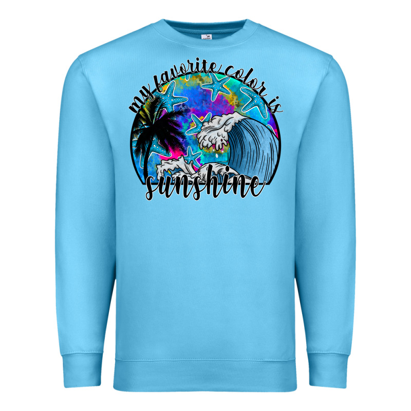 My Favorite Color Is Sunshine Premium Sweatshirt by SublimationCraftShop | Teevron