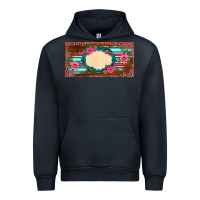 Navy western pink flovers leopard serape   license plate template Urban Hoodie - BarkalooDesign