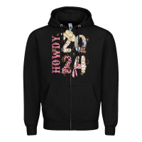 Black howdy 2024 Zipper Hoodie - MaliasSmallBusiness