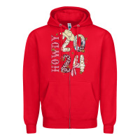 Red howdy 2024 Zipper Hoodie - MaliasSmallBusiness
