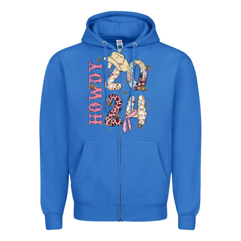 Howdy 2024 Zipper Hoodie by MaliasSmallBusiness | Teevron