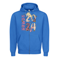 True Royal howdy 2024 Zipper Hoodie - MaliasSmallBusiness