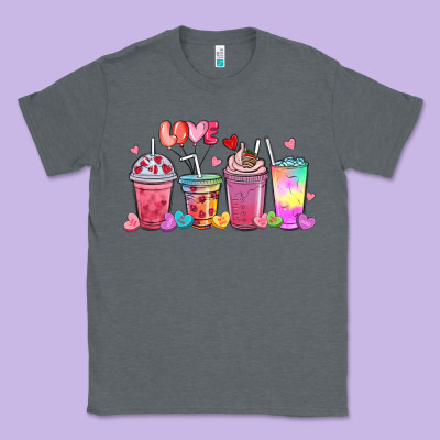 Classic Tee love coffee cups