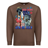 Chestnut Dead inside but it's the 4th of July Premium Sweatshirt - CowGirlArtShop