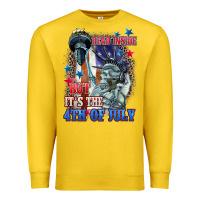 Lemon Dead inside but it's the 4th of July Premium Sweatshirt - CowGirlArtShop