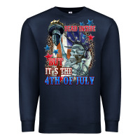 Navy Dead inside but it's the 4th of July Premium Sweatshirt - CowGirlArtShop