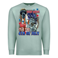Seafoam Dead inside but it's the 4th of July Premium Sweatshirt - CowGirlArtShop