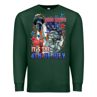 Sports Green Dead inside but it's the 4th of July Premium Sweatshirt - CowGirlArtShop
