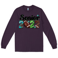 Plum football senior 2022 Long Sleeve Tee - BarkalooDesign