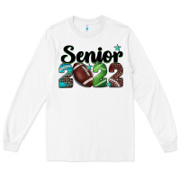 White football senior 2022 Long Sleeve Tee - BarkalooDesign
