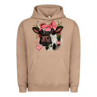 Pigment Burro valentines day cow Urban Hoodie - Jasminsmagicworld