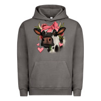 Pigment Tornado valentines day cow Urban Hoodie - Jasminsmagicworld